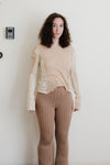 BASERANGE long-sleeved T-shirt TOSU-CG-SP24 pink camel